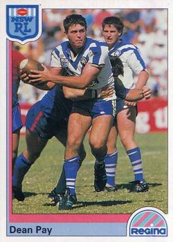 1992 Regina NSW Rugby League #138 Dean Pay Front